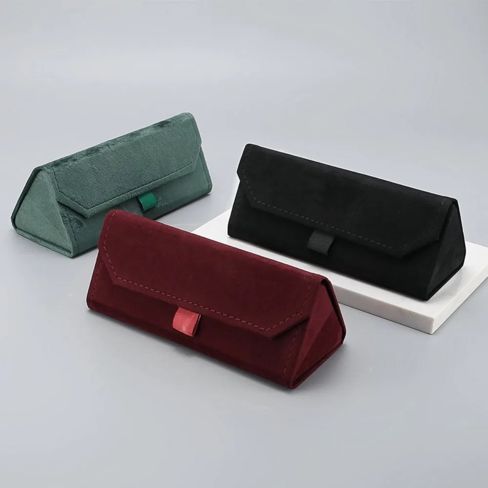 Elegant Folding Velvet Plush Box Sunglasses Case Glasses Case Glasses Box