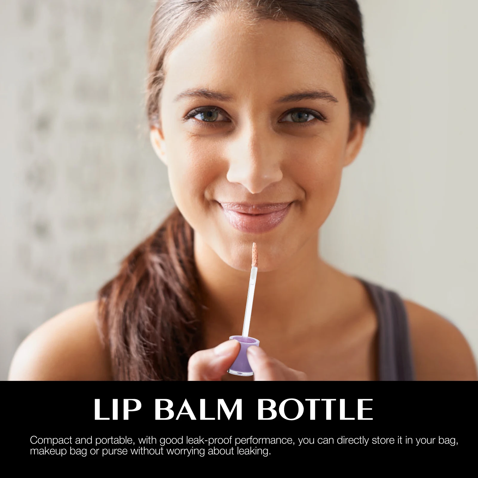 

10Pcs Lip Gloss Empty Tubes Lightweight Portable Makeup Bottles for DIY Samples and Daily Use Empty Lip Gloss Tube