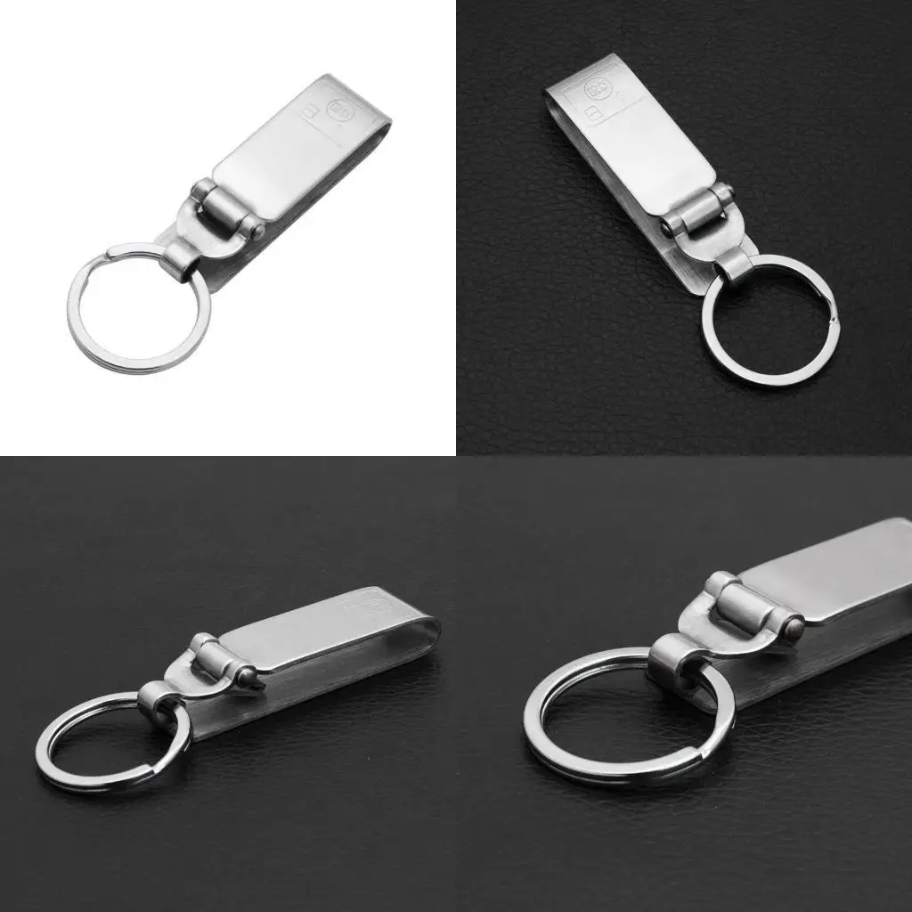 P9FE Anti-Lost нержавеющая сталь ремень для держателя клавиш съемные ключи для M для M для M