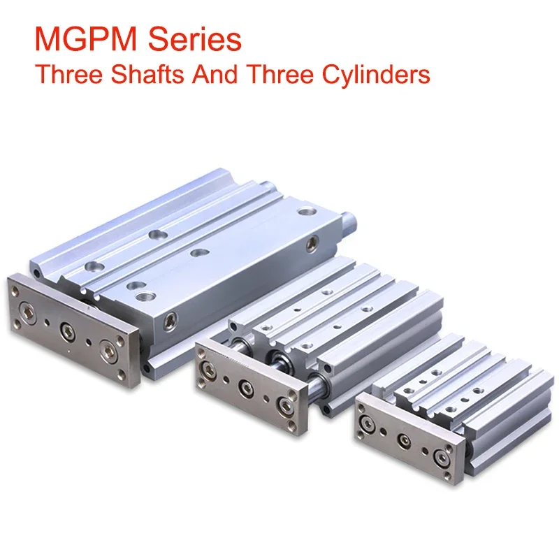 BORE 12 16 20 25 32 40 50 63 Stroke 10 20 25 30 40 50 75 100 125 150 200 250 300 MGPM  size Compact Guide Cylinder