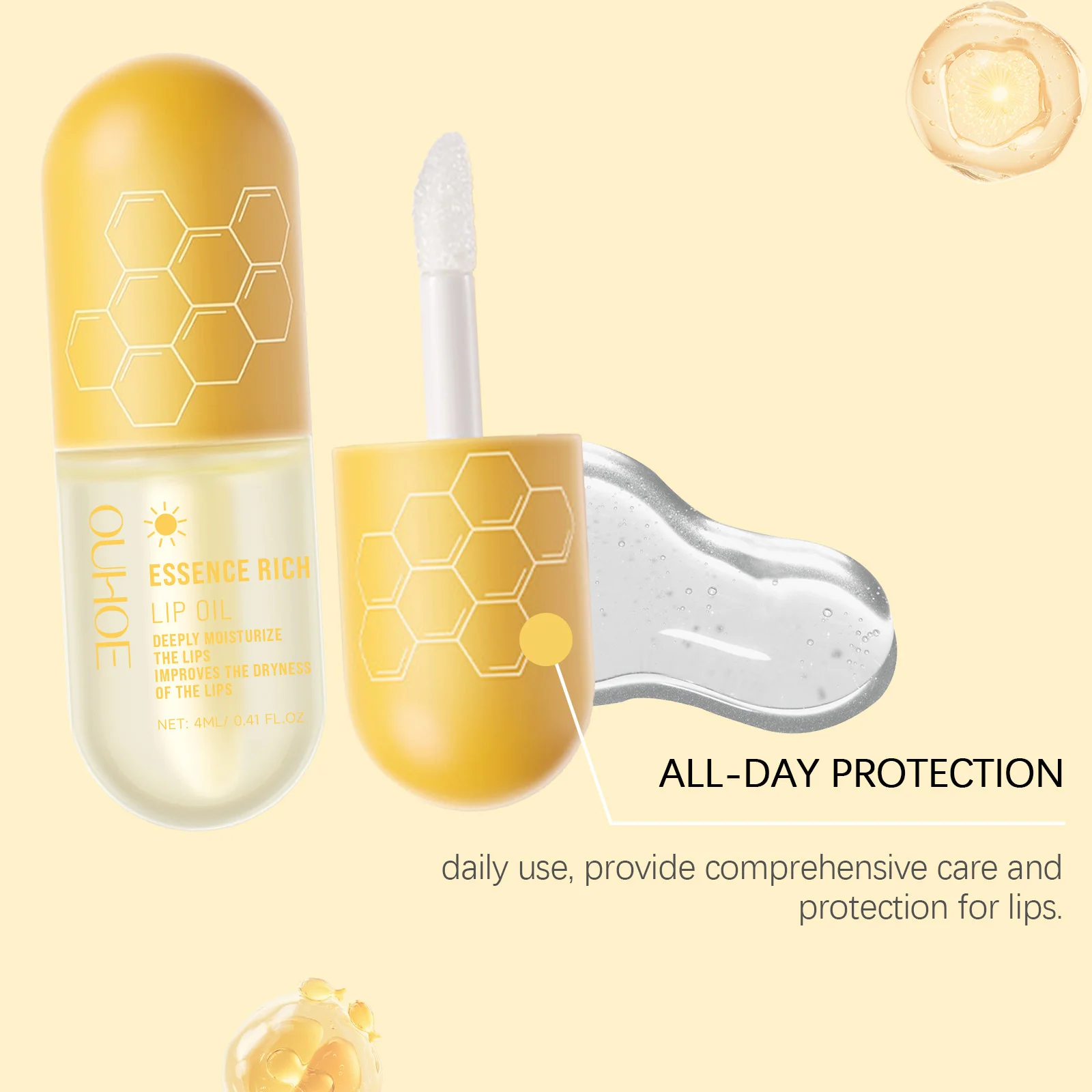 Lip Balm Serum Nourishing Lasting Moisturizing Repair Prevent Cracking Improve Dullness Reduce Line Plumper Oil Daily Lip Care