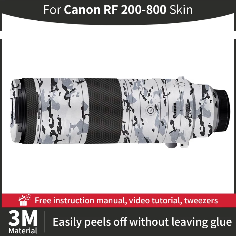 For Canon 200 800mm Skin Canon RF 200-800mm F6.3-9 Camera Lens Skin Anti-scratch Camera Lens protective film