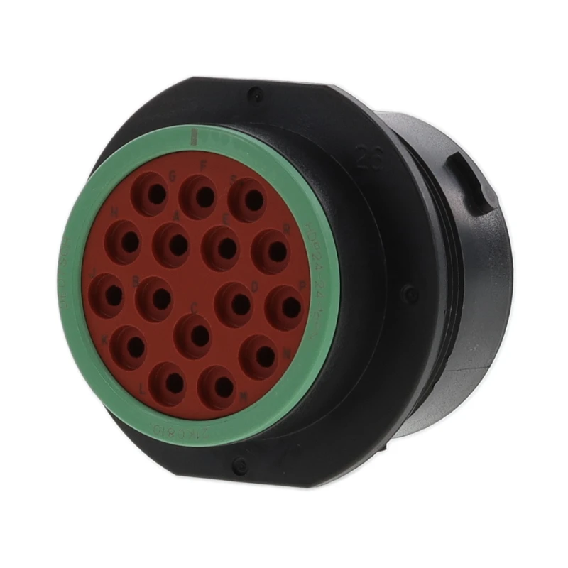 Plug HDP24-24-16PN/HDP24-24-35SN Socket Genuine Product,Housing Panel Mounted Dust Cover Rubber Housing,Connector