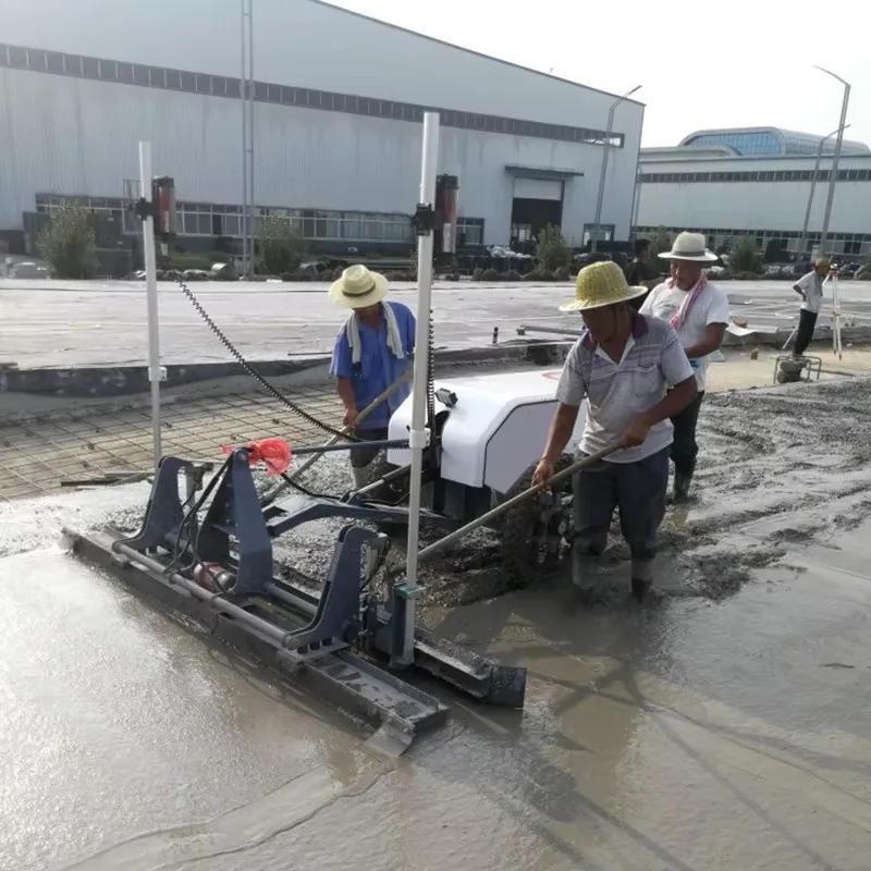 Anti Slip Platform Laser Leveler Safe Operation Concrete Screed Machine For Construction Workers Use