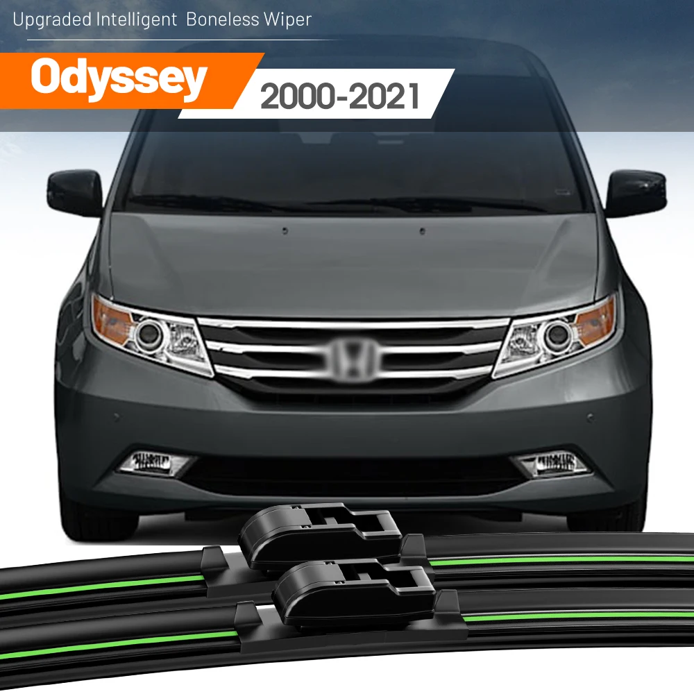 2pcs For Honda Odyssey 2000-2021 Front Windshield Wiper Blades 2004 2007 2009 2011 2012 2014 2018 Windscreen Window Accessories