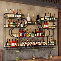 Bar wall bar wall red wine glass rack hanging upside down wine rack wine rack