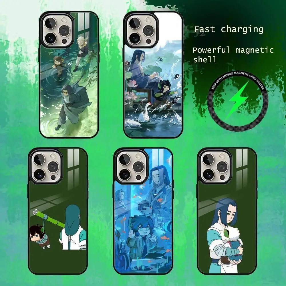 

The L-Legend Of Luo-Xiaohei Phone Case For iPhone17,16,15,14,13 Plus,Pro Max Magnetic For Magsafe Wireless Charging