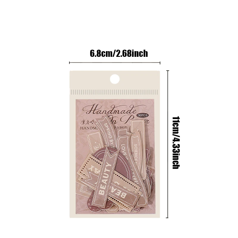 السيد ورقة 3 عبوات من سلسلة الورق المصنوعة يدويًا من مواد الحرف اليدوية الإنجليزية ملصقات سجل القصاصات مجلة إطار الصورة زينة جراب هاتف DIY #6
