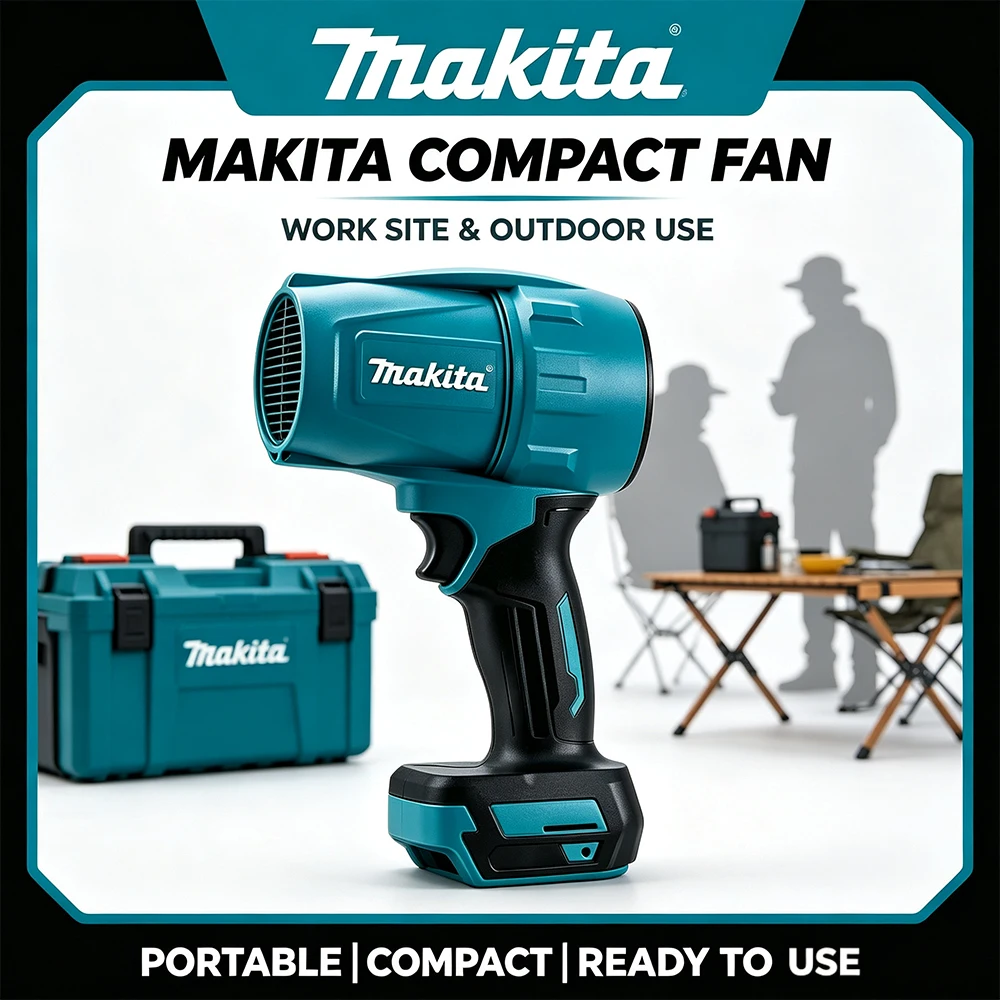 Powerful Cordless Turbo Air Blower 30000RPM for Makita 18V LXT Duster Jet Fan Compatible LXT Battery for Cars PC Garden Cleaning