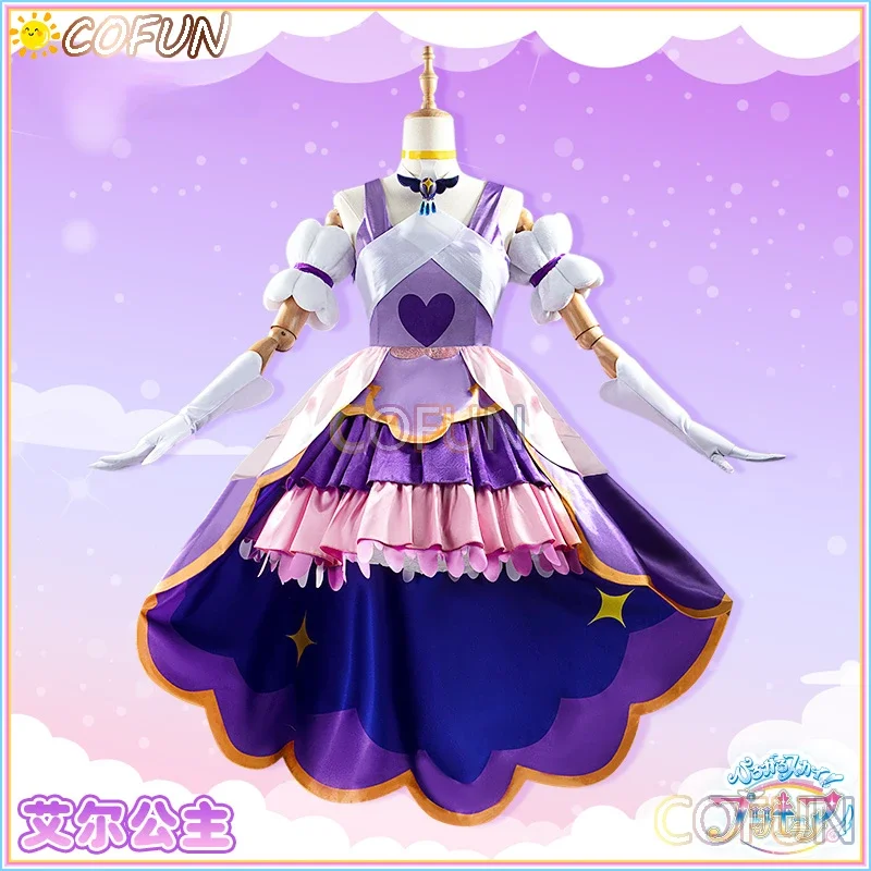 COFUN [Customized] Anime Pretty Cure Ellee Cosplay Costume Halloween Outfits Women Dress Lovely Lolita Sets