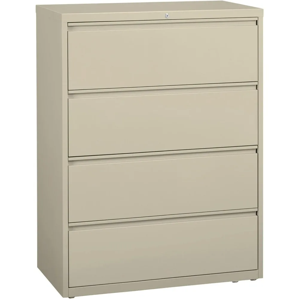 

4-Drawer Lateral File, Product Dimensions 18.6"D x 42"W x 52.5"H For ProductFiles & Folders