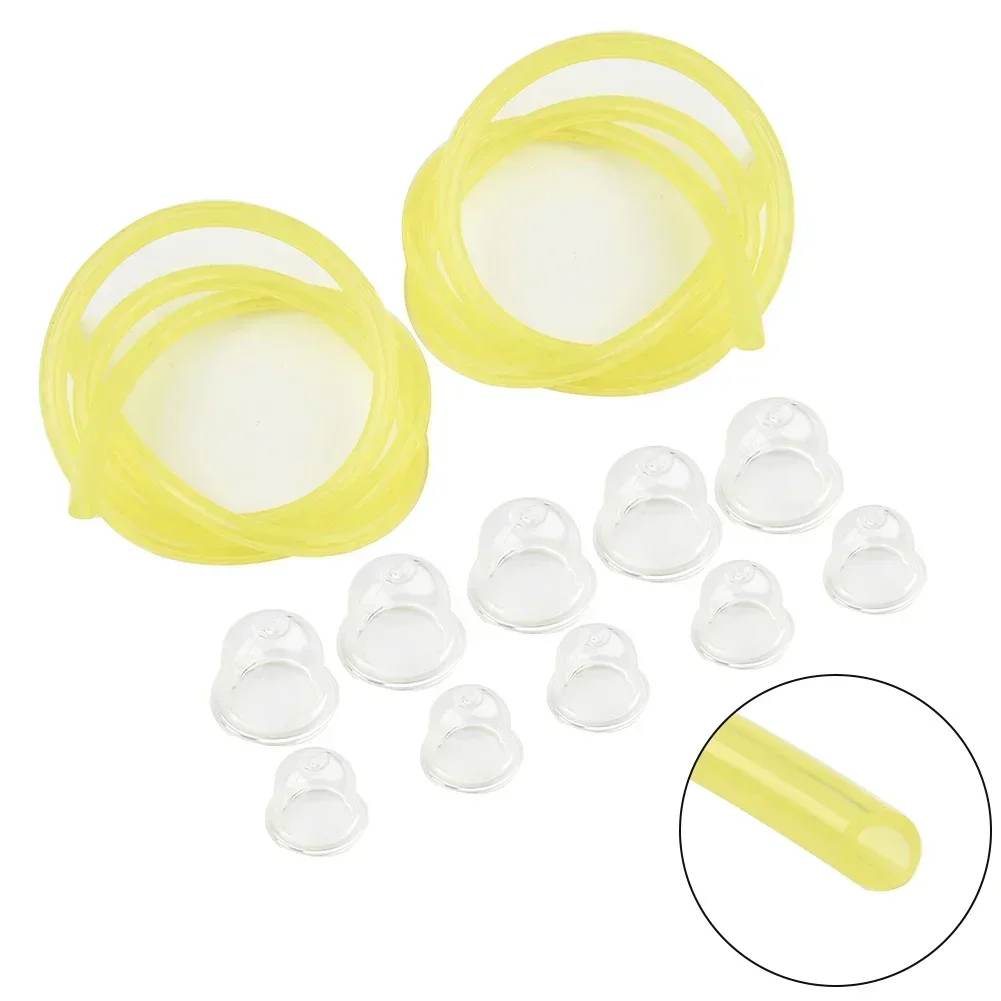 Imagem -02 - Conjunto Carburador Carb Primer Bulb Cap Pequena Grande Bomba de Combustível para Homelite para Stihl para Motosserras Acessórios Trimmer 12 Peças