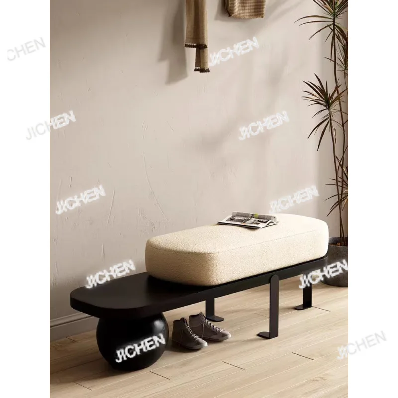 

Neu Personality Bench Light Luxury Shoe Change Stool Home Door Shoe Stool Entering Door Entrance Leisure Low Stool