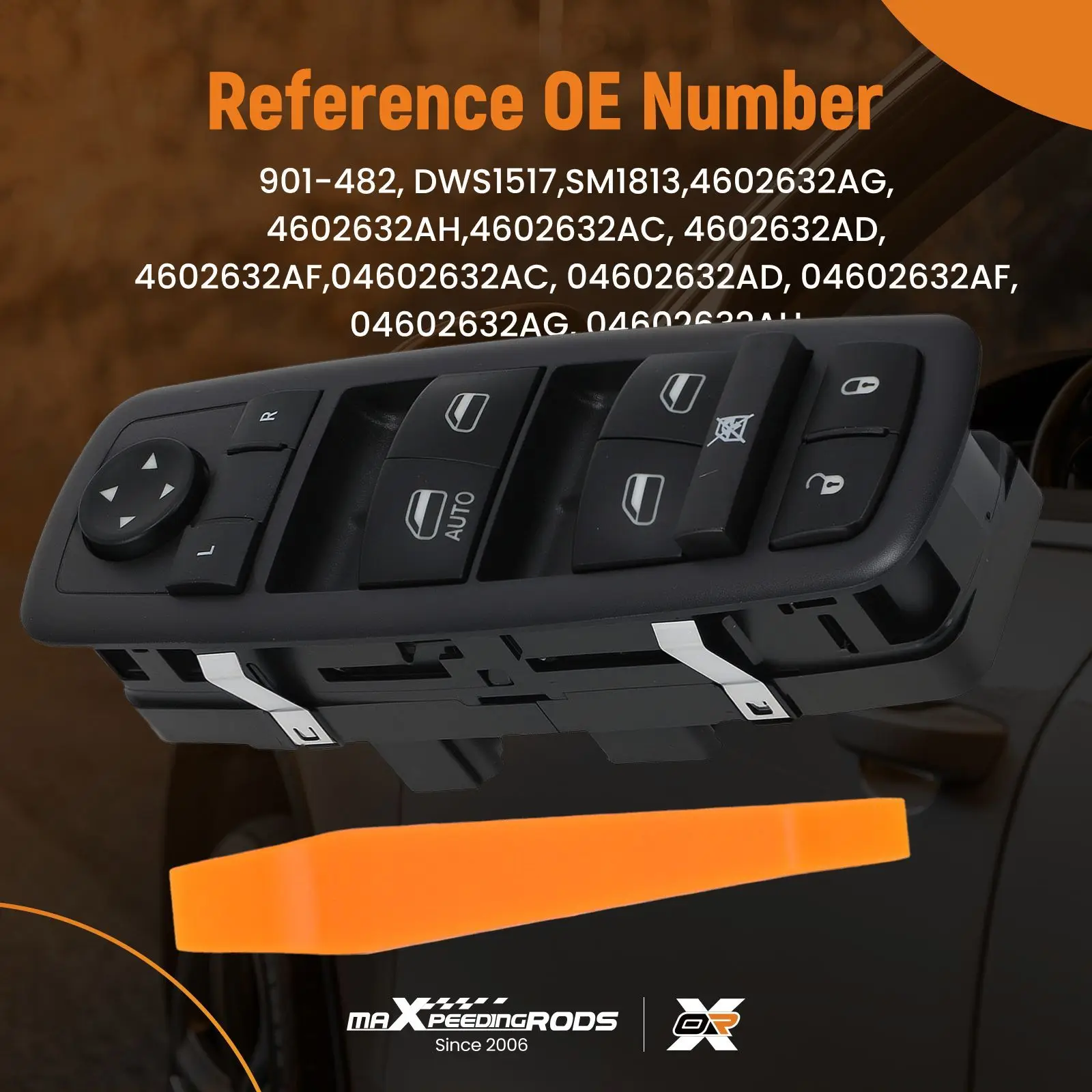 

Power Master Window Switch For Jeep Liberty Dodge Nitro 2008-2012 4602632AD