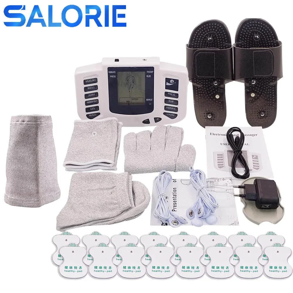 EMS Muscle Electrostimulator TENS Machine Electric Body Massager Back Neck Foot EMS Muscle Stimulator Physiotherapy Equipment