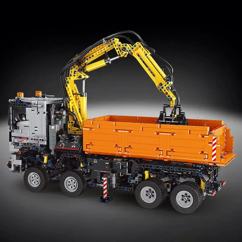 MOLD KING 19007 Kit di costruzione tecnica App Telecomando Motorizzato Aroc Truck 3245 Blocchi MOC Mattoni Giocattoli per bambini Gif di Natale