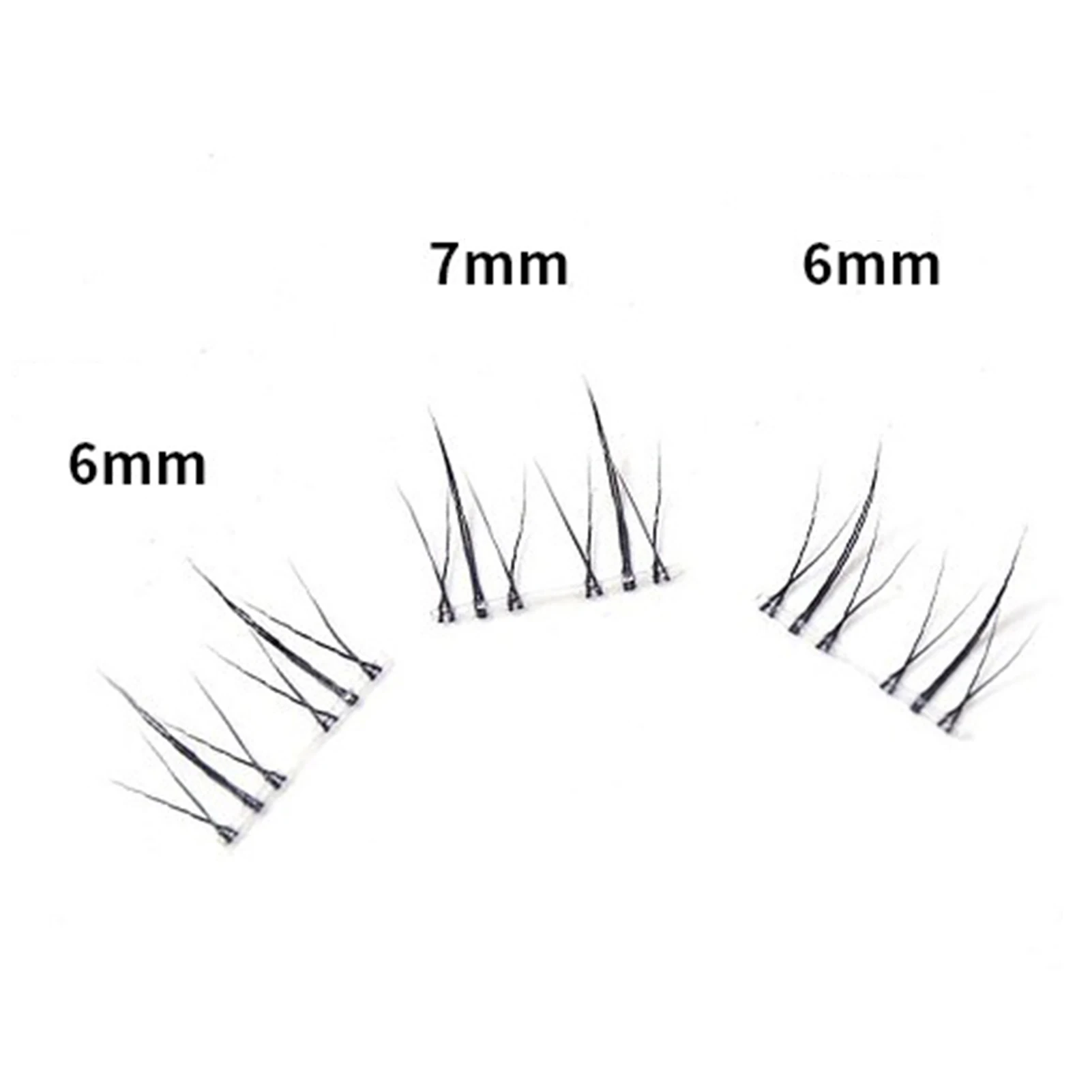 Bottom lash extenstions individual Natural Lower Segmented Eyelashes Wispy Volume Long Lower false Eyelashes supplies