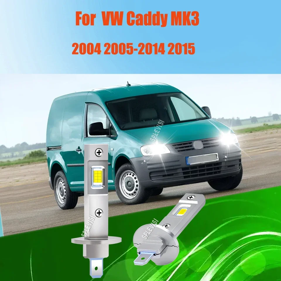 

2Pcs H1 448 LED Headlight Headlamp Main Bulbs 80W For VW Caddy MK3 2004 2005 2006 2007 2008 2009 2010 2011 2012 2013 2014 2015
