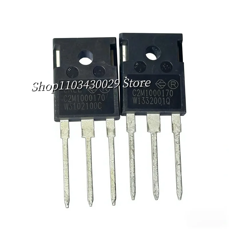 10Pcs New Original C2M1000170D C2M1000170 TO-247-3 5A 1700V Silicon Carbide Power MOSFET Transistor