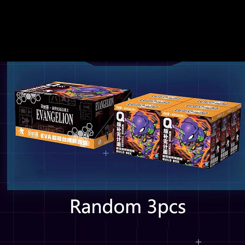 In Stock Original Soskill Eva Blind Box Neon Genesis Evangelion