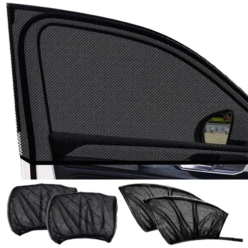 Parasol para coche, accesorios de estilo, protección UV automática, cortina, parasol para ventana lateral, malla, protección para visera, películas para ventana, 2 uds.