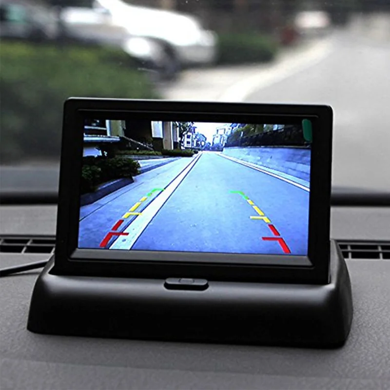 4 3-inch Car Reversing Cameras Portable Dvd Player for Rear View Monitor Baby Monitors Screen Display