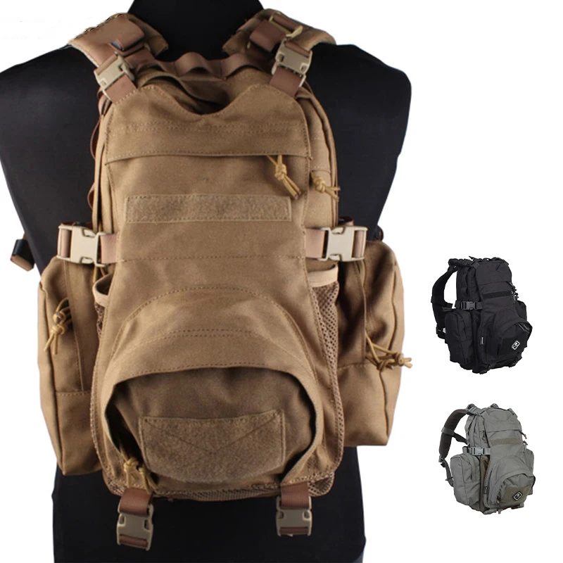 Emersongear Tactical Assault Backpack Yote Hydration Water Proof Sports Bag Hiking Hunting Survival Back Pack Nylon