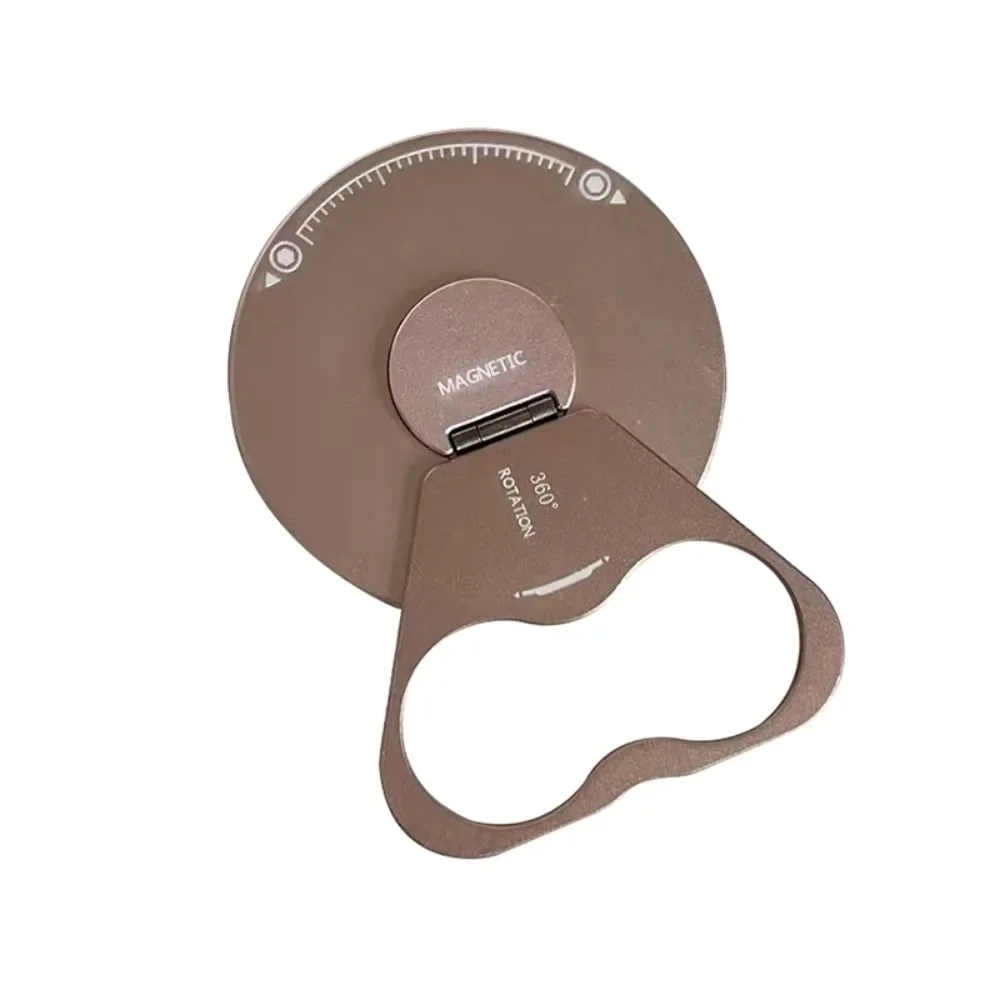 Legierung Rotation Telefon Halter Faltbare Ultra-dünne Magnetische Telefon Halterung Multi-winkel Fixierung Telefon Fall Grip Ständer Halter