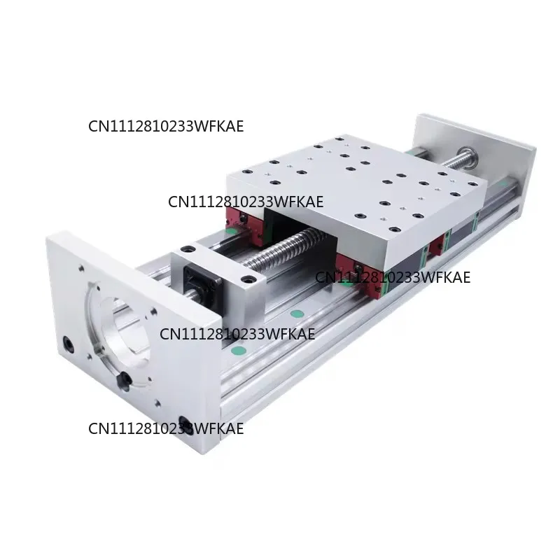 Sliding Table Stage Linear Module With 100mm to 850mm Effective Moving Length + HGR20 Guide Rails + 1605 1610 Ballscrew For CNC