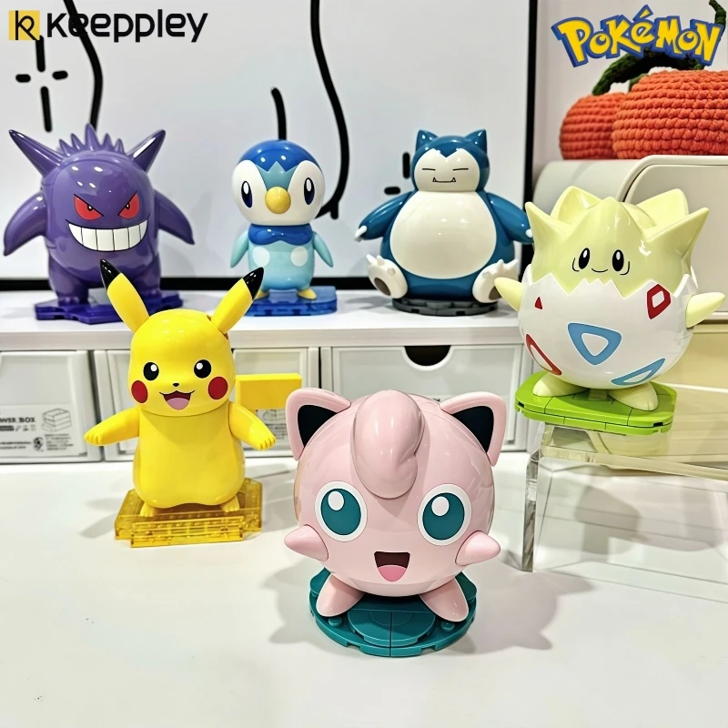 

Конструкторы серии Keeppley Pokémon Elf: Супер Чаризард и Гренинжа, настольные украшения, сборные игрушки ручной работы, праздничные подарки