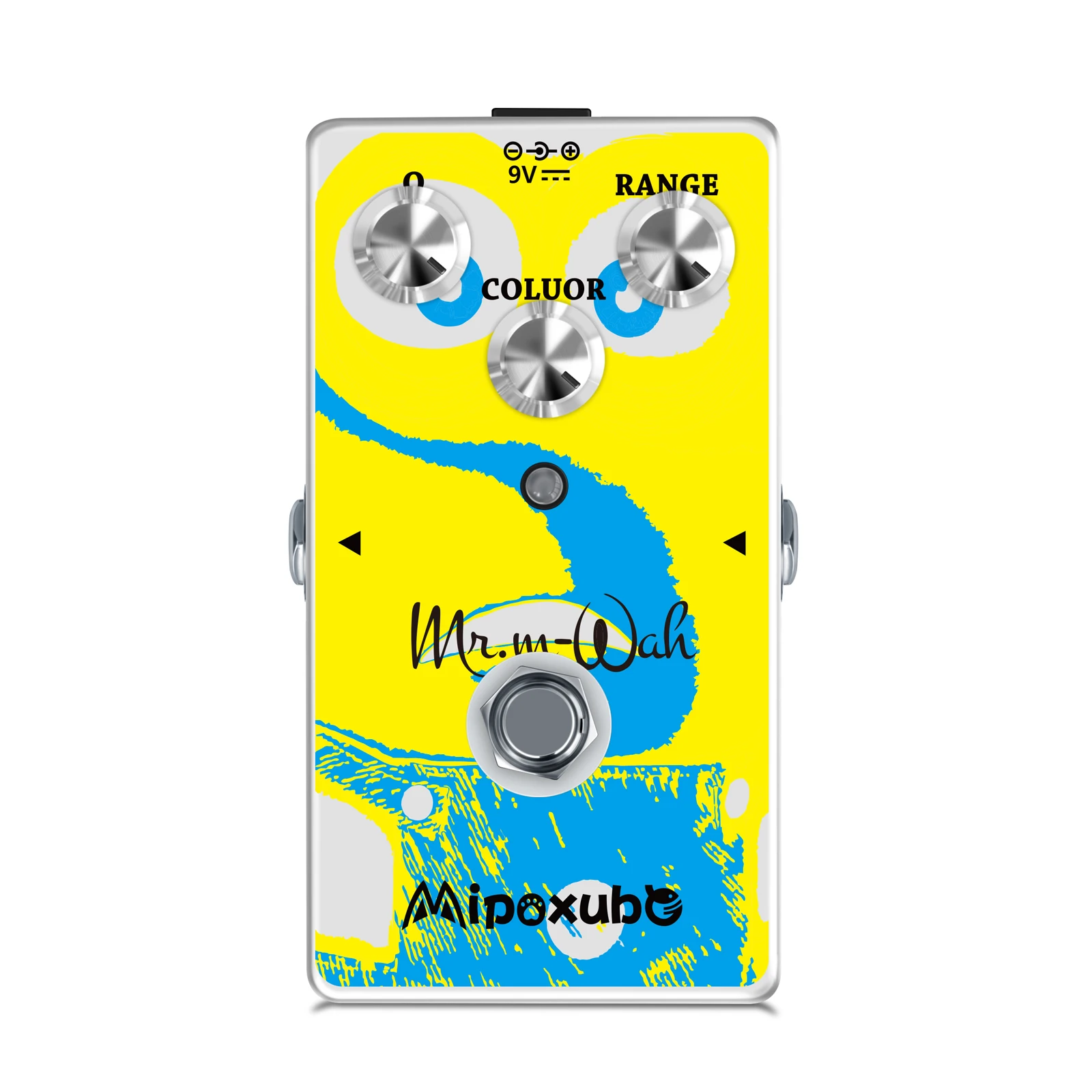 Pedal de guitarra Mipoxube Auto Wah, filtro Funky Wah-Wah Q Envelope, efecto amarillo para guitarra eléctrica y bajo