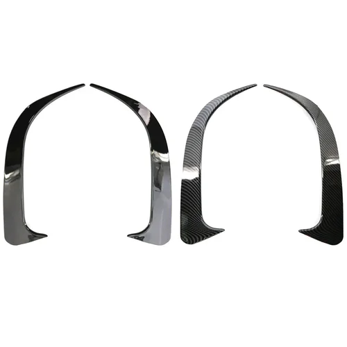 Imagen 2 del producto Alerón de parachoques trasero con apariencia de fibra de carbono ABS para coche, cubierta de ventilación lateral Canard para mercedes-benz W117 CLA 200 250 45 AMG 2014-2018