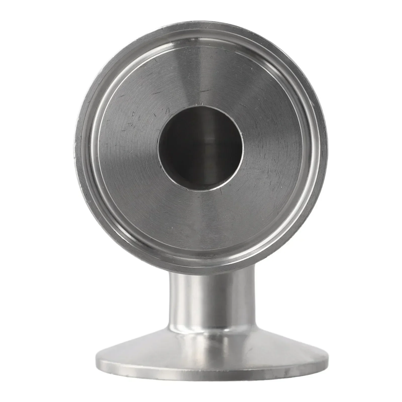 Sanitary 90 Degree Elbow Connector Suitable for 1 5' to 3' Tri Clamp Ferrules 304 Stainless Steel for Fluid Transfer