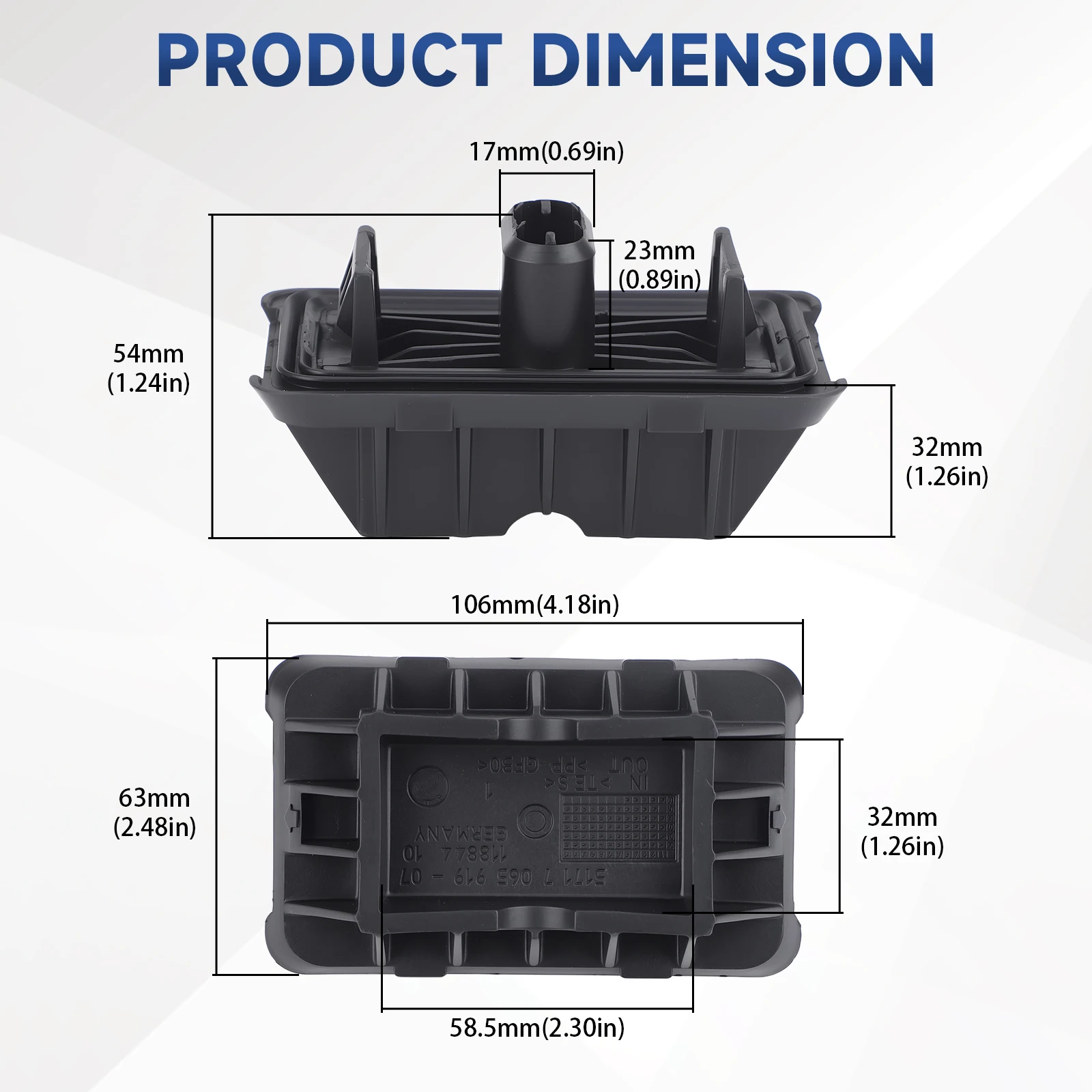 Black Under Car Support Pad Lifting Car For BMW 5 Series E60 E61 X3 X4 Car Support Pad Lifting Jack Support Pad OEM 51717065919