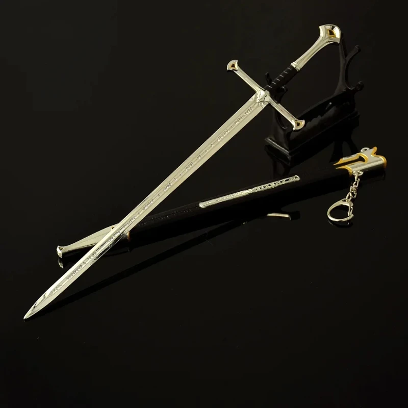 30 cm/11.81in Narthil épée arme Aragorn Gondor médiéval terre moyenne métal Katana arme modèle samouraï épée artisanat jouets cadeau