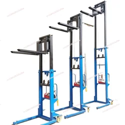 Unloading Truck Simple Mobile Forklift Stacker Manual Hydraulic Forklift Electric Lifting Handling Stacker Small Loading