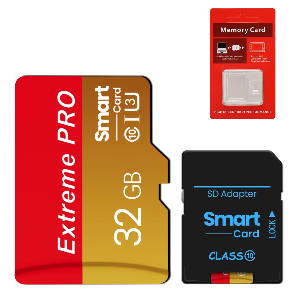 

Original TF Card 64G Class10 A1 for Surveillance Video MP3 MP4 Mobile Phone Memory Card 32GB U1 TF Card U3