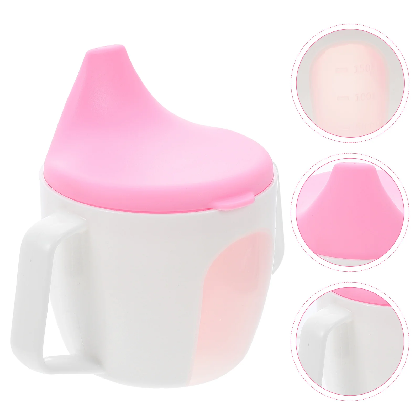

Baby Water Cup Toddler Trainer Sippy Cup Leak Proof Large Opening Easy Drinking Bottle Water Storage Container