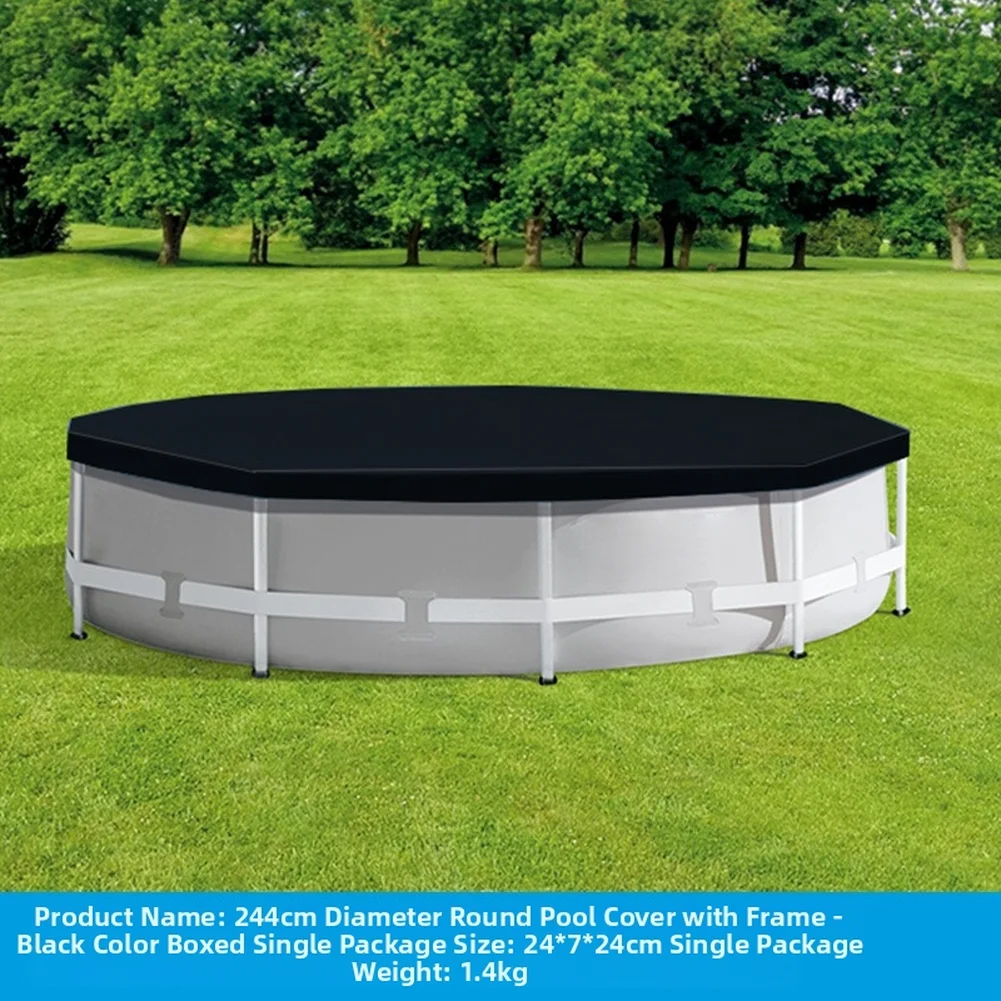 

Покрытие для бассейна от мусора, УФ-стойкое, 8, 12, 15 футов, с веревкой для крепления, дышащий дизайн