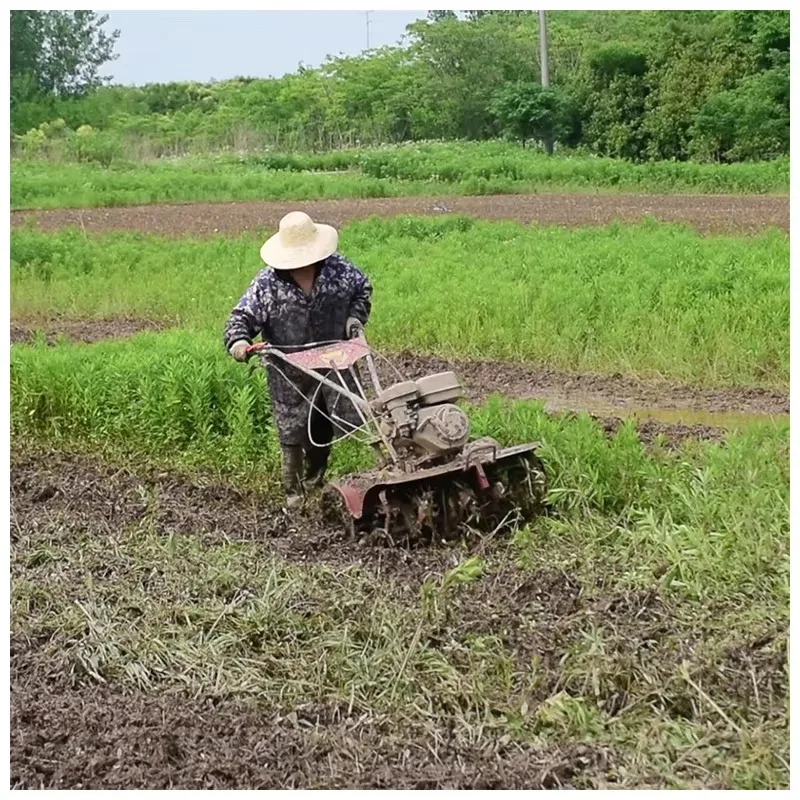 【Best-selling】New Arrival Self-Propelled Agricultural Power Tiller 7HP Cultivator For Paddy Field