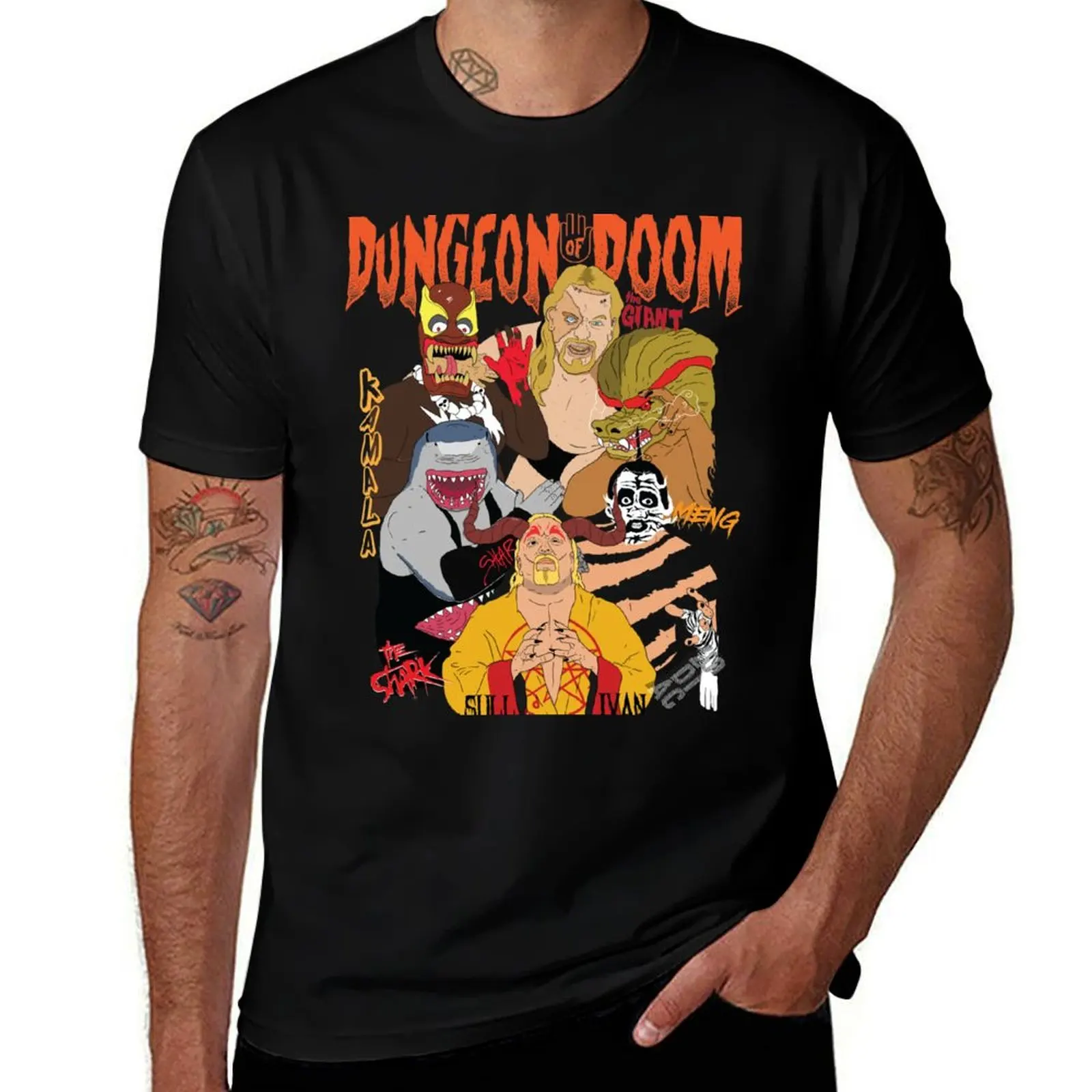 

dungeon of doom T-Shirt summer top valentines clothes Anime t-shirt Clothing compression shirt men