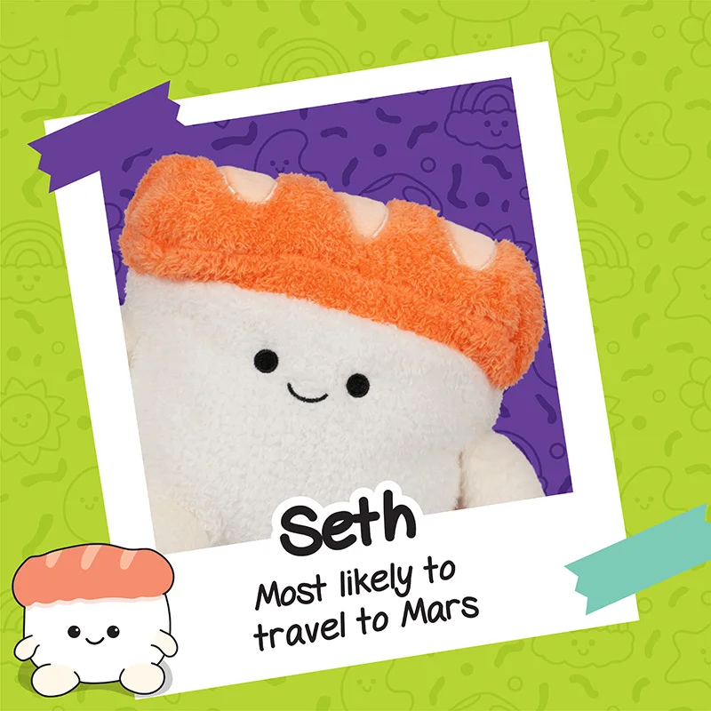 Jazwares BumBumz TakeOut Bumz Series Soft Plush Toys Replica Sushi Soy Sauce Ramen Room Decorations Plush Toys Gifts - Image 5