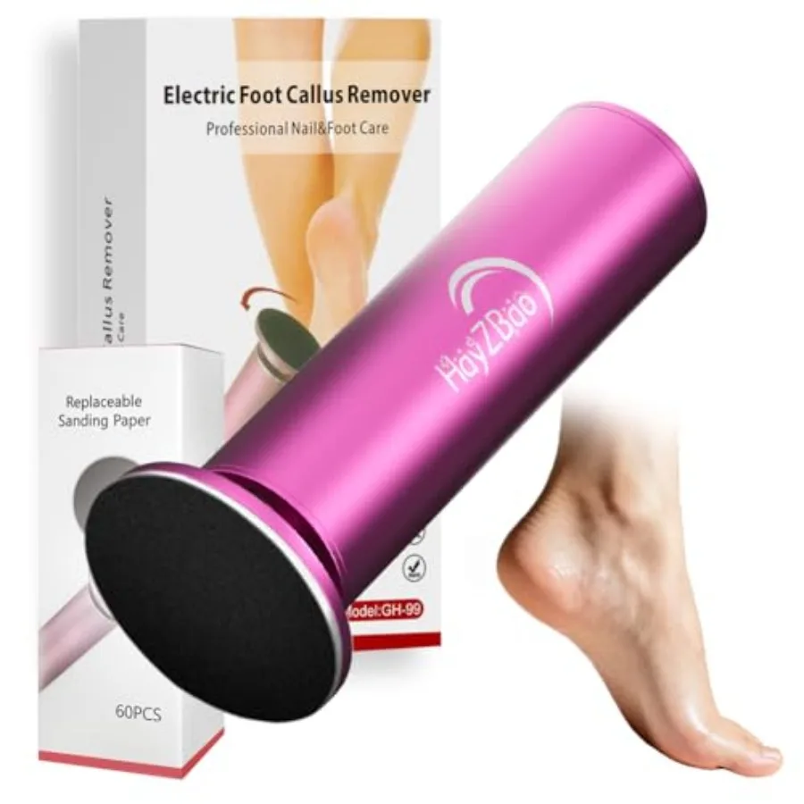 

Электрический прибор для удаления мозолей с 60 шт. абразивных дисков для эффективного удаления омертвевшей кожи и ухода за ногами дома. Идеально подходит для педикюра.
