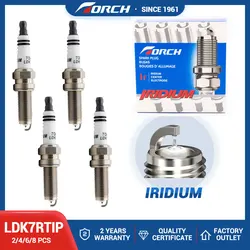 2-8PCS Iridium Candles TORCH LDK7RTIP OE203 3707010-B04 Changan JL478QEN JL478QEP Replace for LKR7BIX-P Denso SXU22HDR8 1822A010