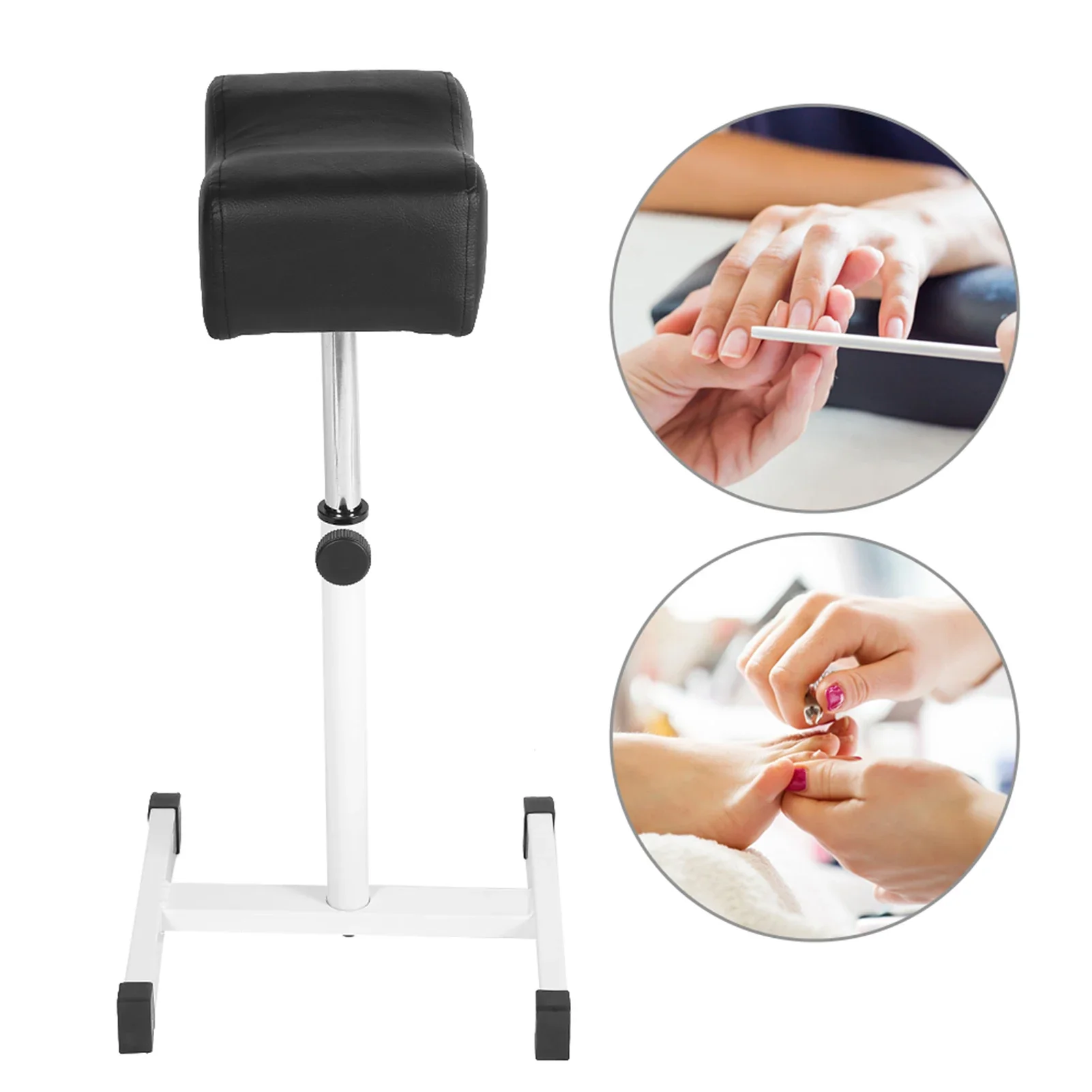

Pedicure Footrest Adjustable Pedicure Nail Footrest Manicure Foot Rest Desk Salon Spa Equipment