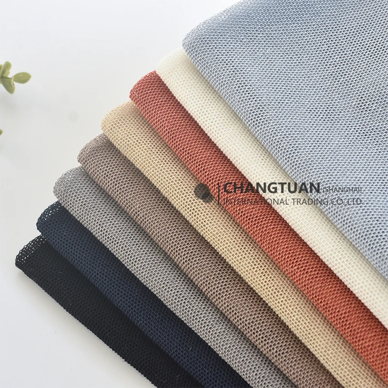 Premium Open Weave Cotton Fabric for Clothing Breathable Cotton Eyelet Fabric 100% Cotton Gauze Fabric Pure Cotton Leno Fabric