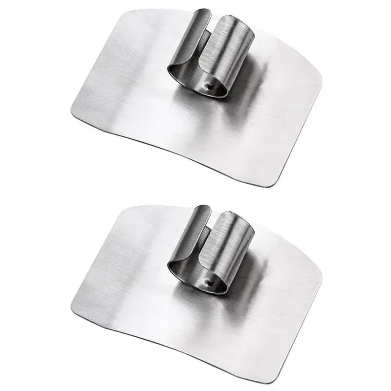 AEE4-Finger Guard Protect Finger Hand Cut Hand Protector Knife Cut Finger Protection Stainless Steel Kitchen Tools
