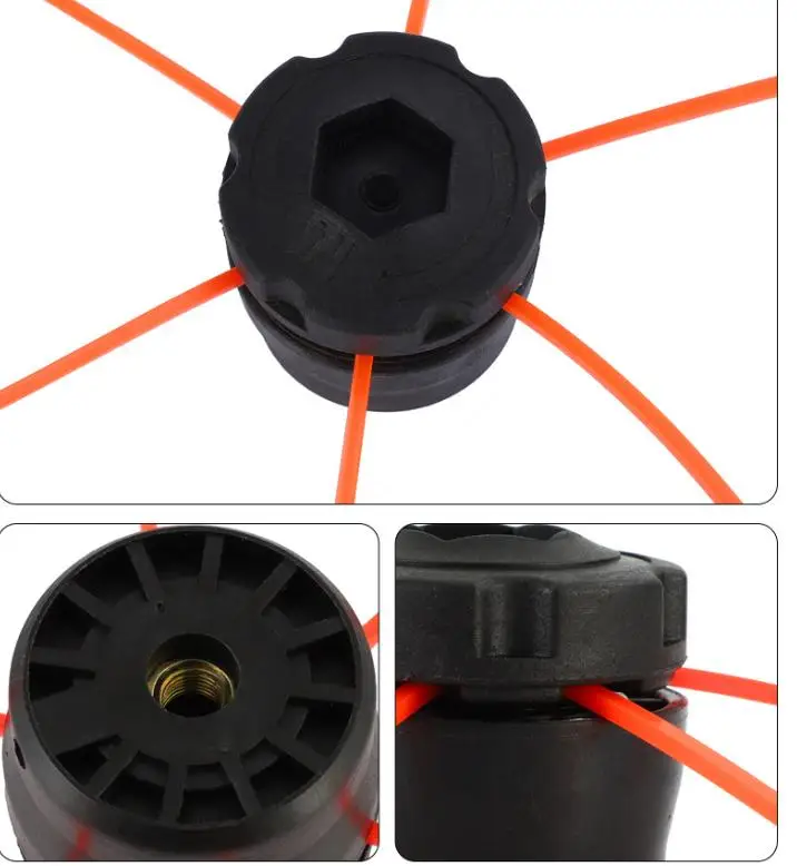 New Universal Grass Trimmer Head Set Durable Aluminum Fast Install For Home Garden Lawn Weed Cutting