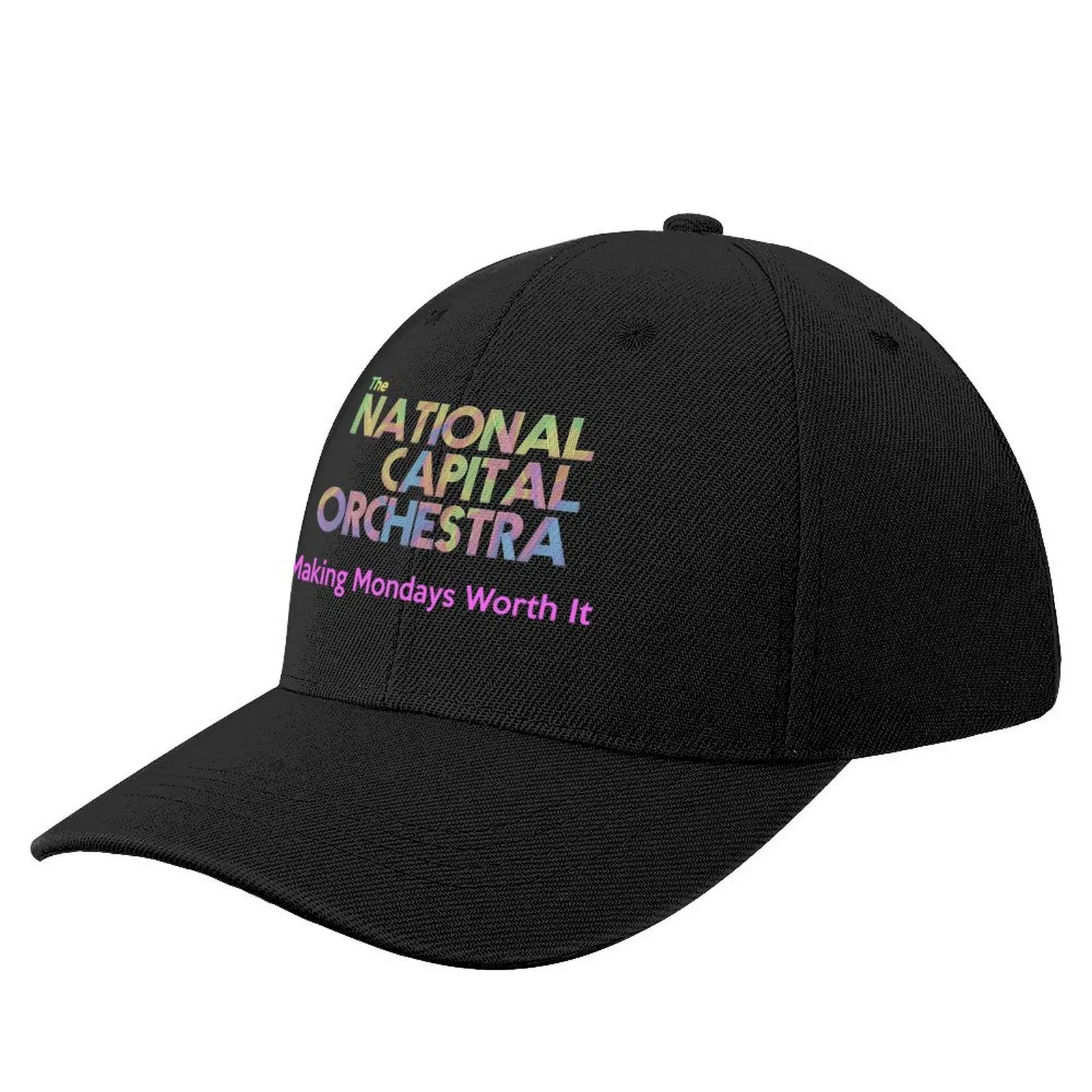 National Capital Orchestra NCO 2023 Making Mondays Worth ItLogo Baseball Cap Golf Sports Cap Mens Caps Women's