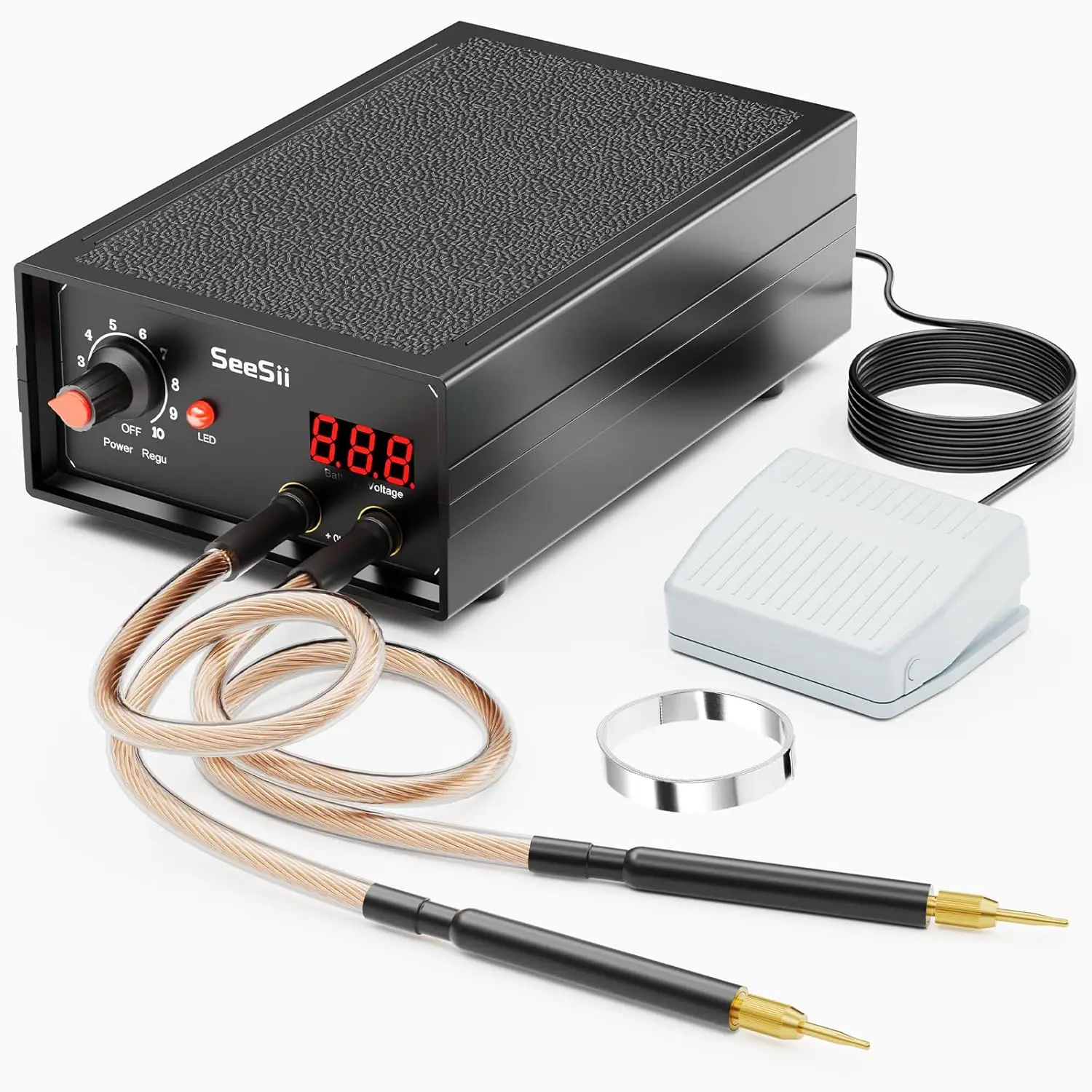 seesii-8000w-spot-welder-for-batteries-spot-welder-2-in-1-automatic-and-pedal-with-9-adjustable-gears-with-nickel-sheet